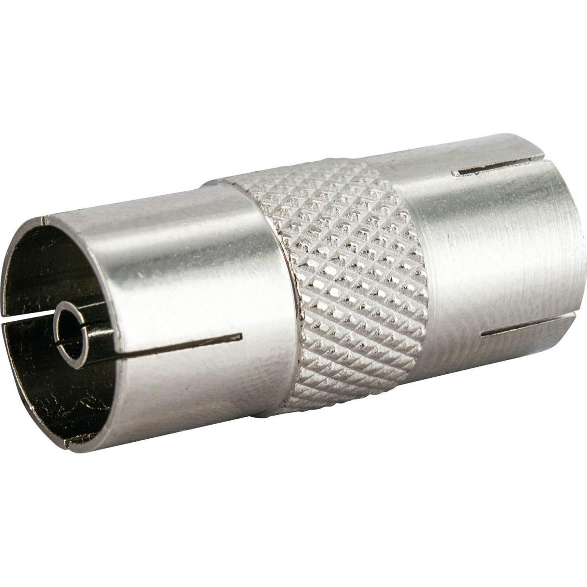 Schwaiger IEC-Koaxial-Verbinder für Doppelstecker 25 mm