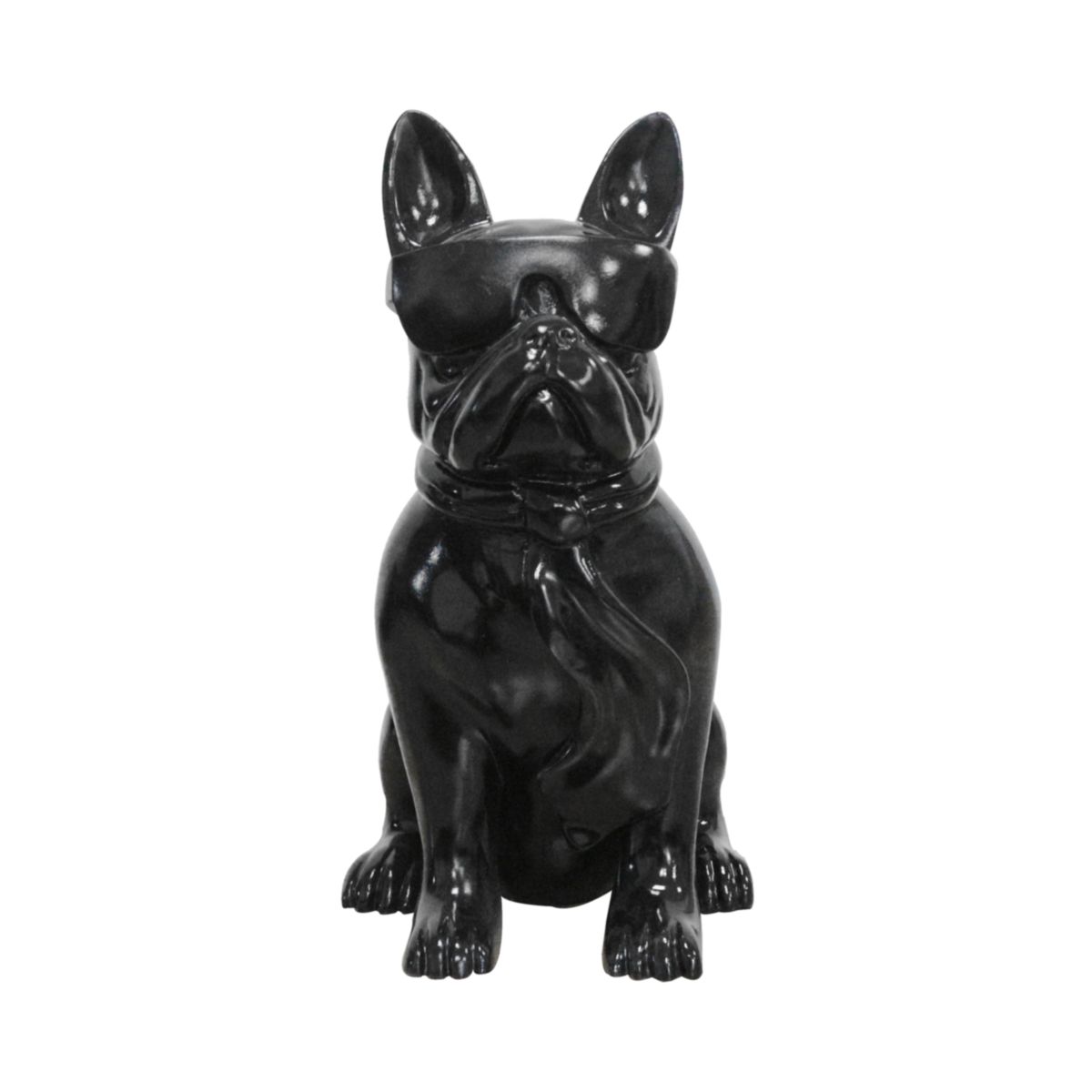 Skulptur Bulldog 125 schwarz