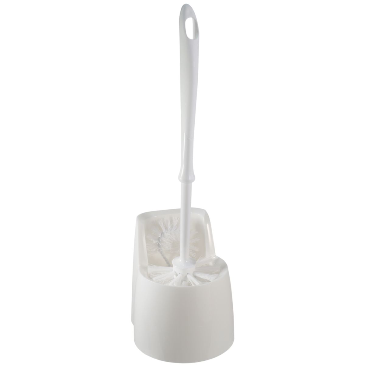 WC-Garnitur mit Randreiniger weiß