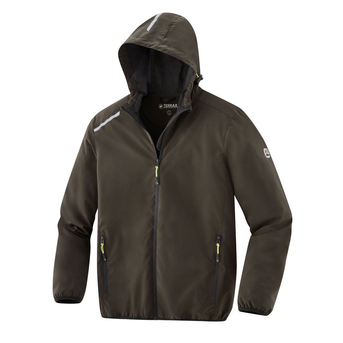Terrax Workwear  Arbeitsjacke dunkelgrün-limette Größe M