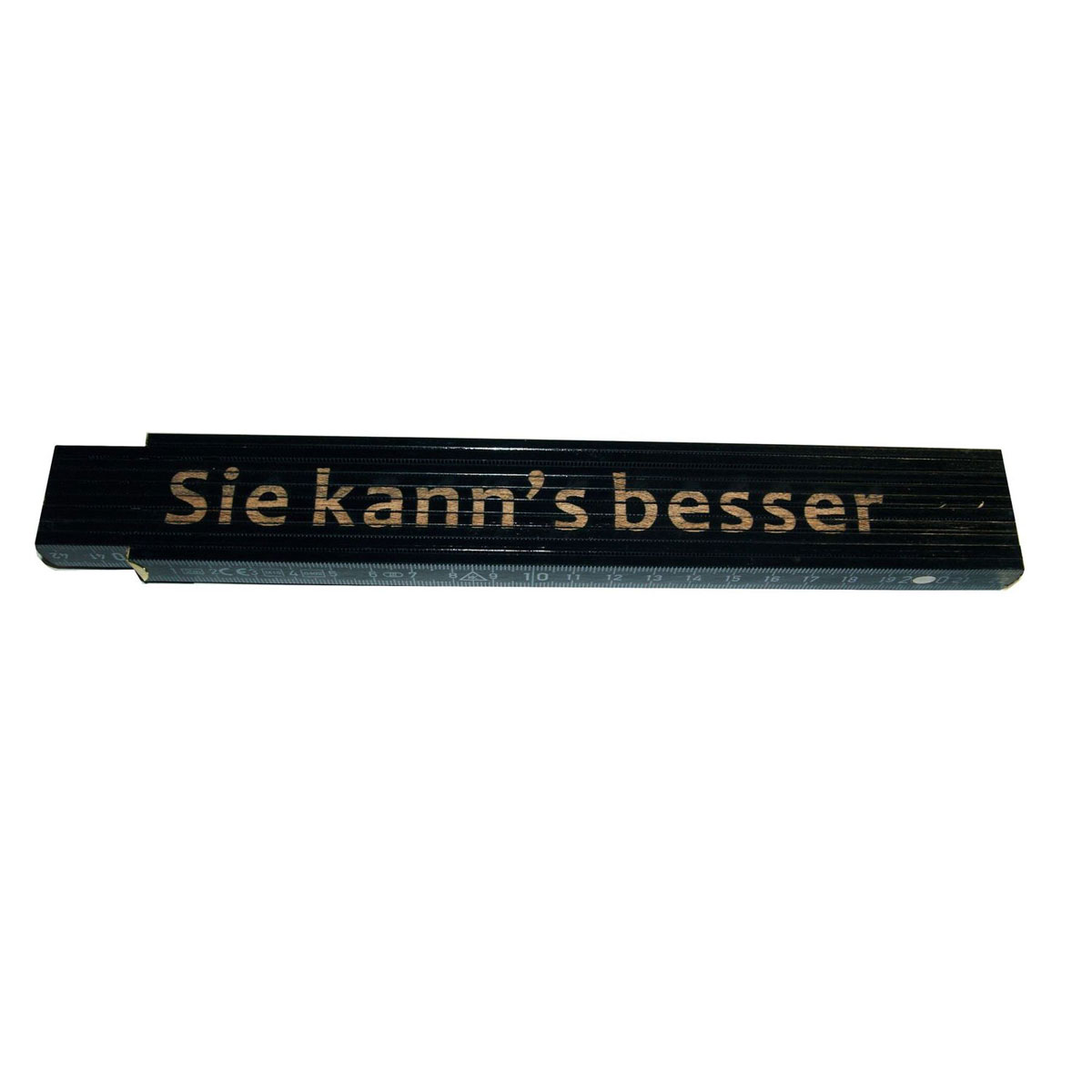Meterstab Sie kann s besser 2m schwarz