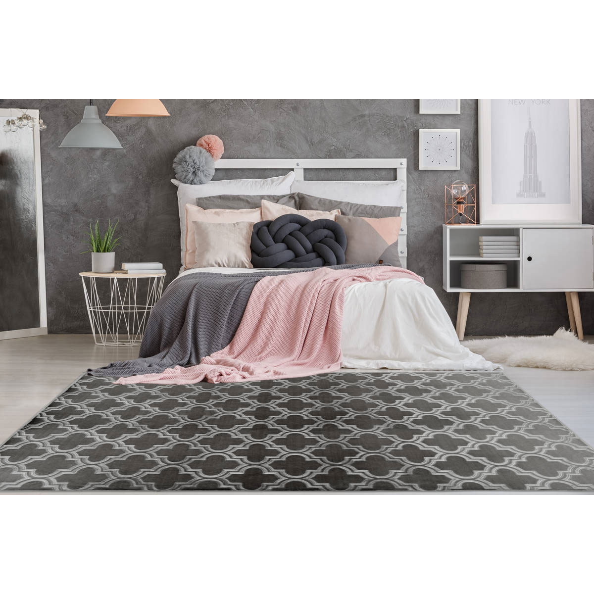 Hochflorteppich „Monroe 100“, anthrazit Bild 2