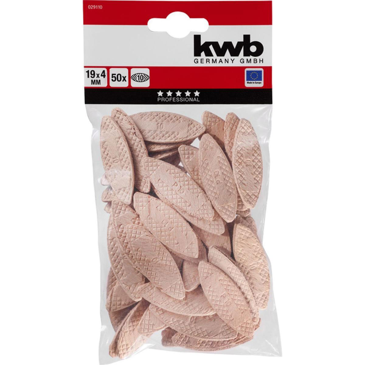 kwb  Holzverbinderplättchen 19 x 4 mm Bild 2