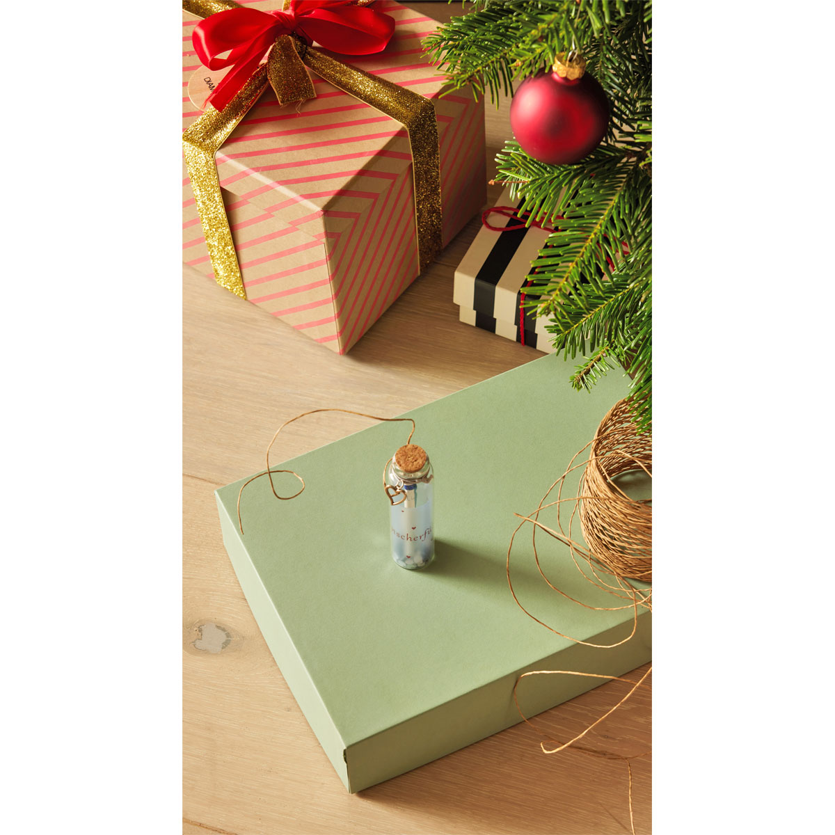 Glasröhre Wunscherfüller Ø x H 3 x 11 cm Bild 2