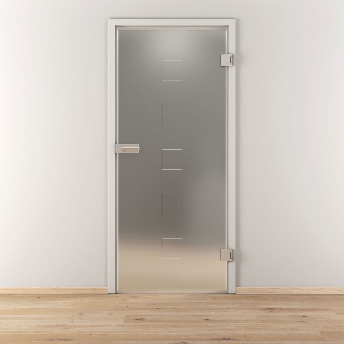 Novadoors Glasdrehtür NOVA 505 mattiert 83,4 x 197,2 cm Rechts Bild 2