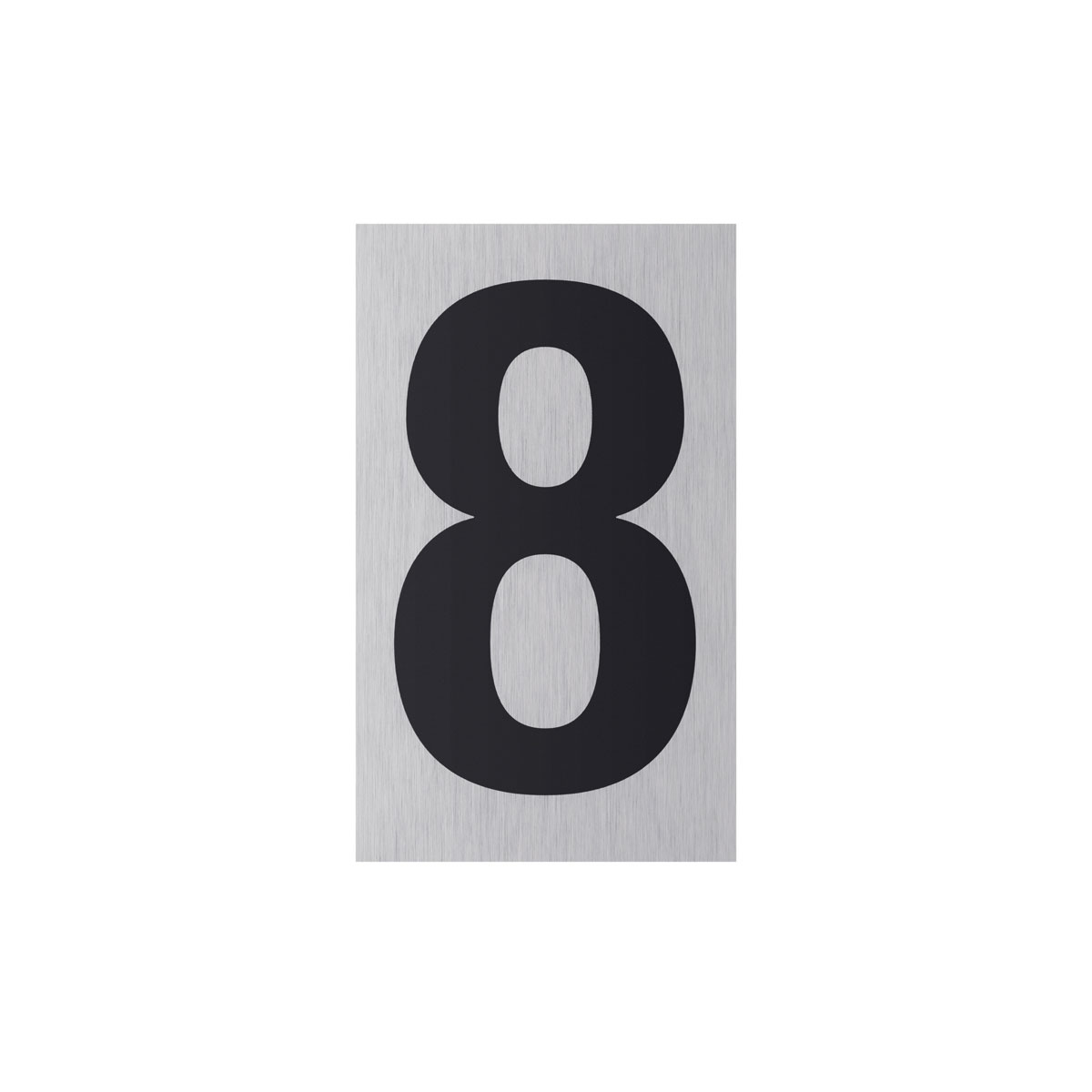 Metafranc Hausnummer 8 schwarz