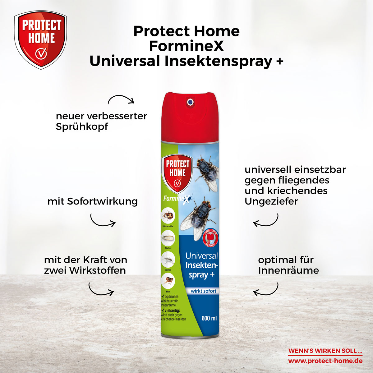 PROTECT HOME Universal Insektenspray Forminex 600 ml Bild 4