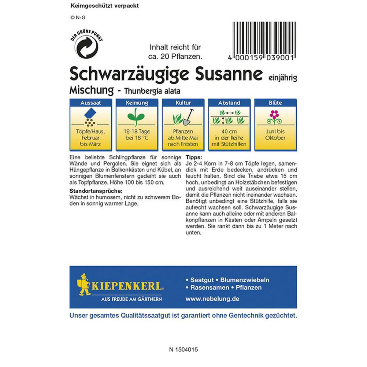 Kiepenkerl Schwarzäugige Susanne Mischung Profi-Line Bild 2