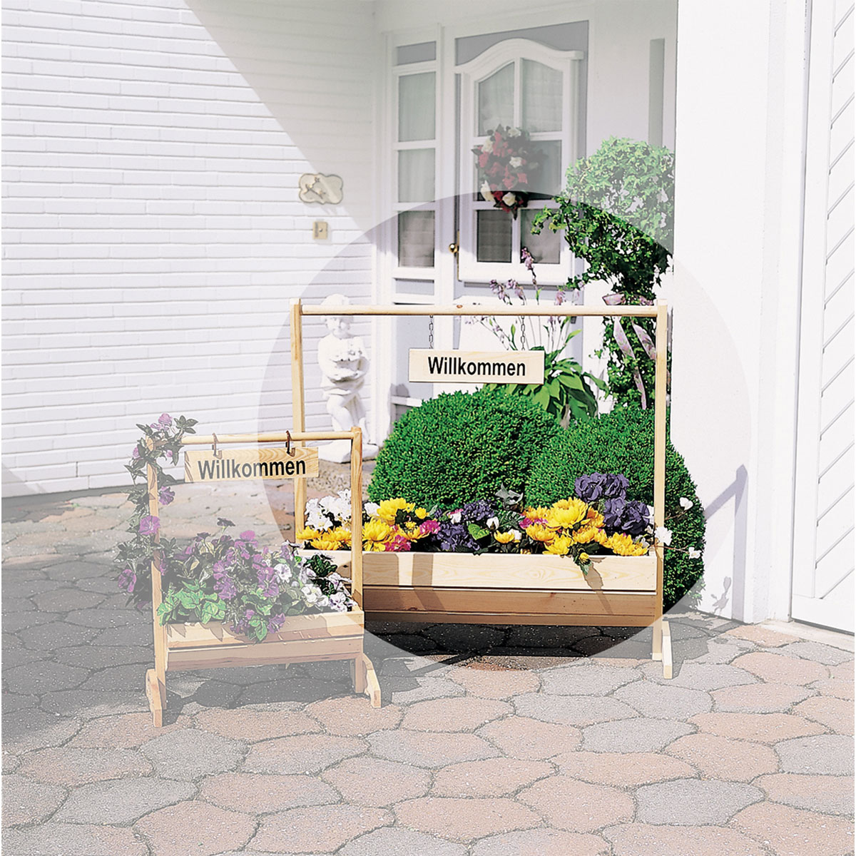 Promadino Blumentrog Willkommen groß