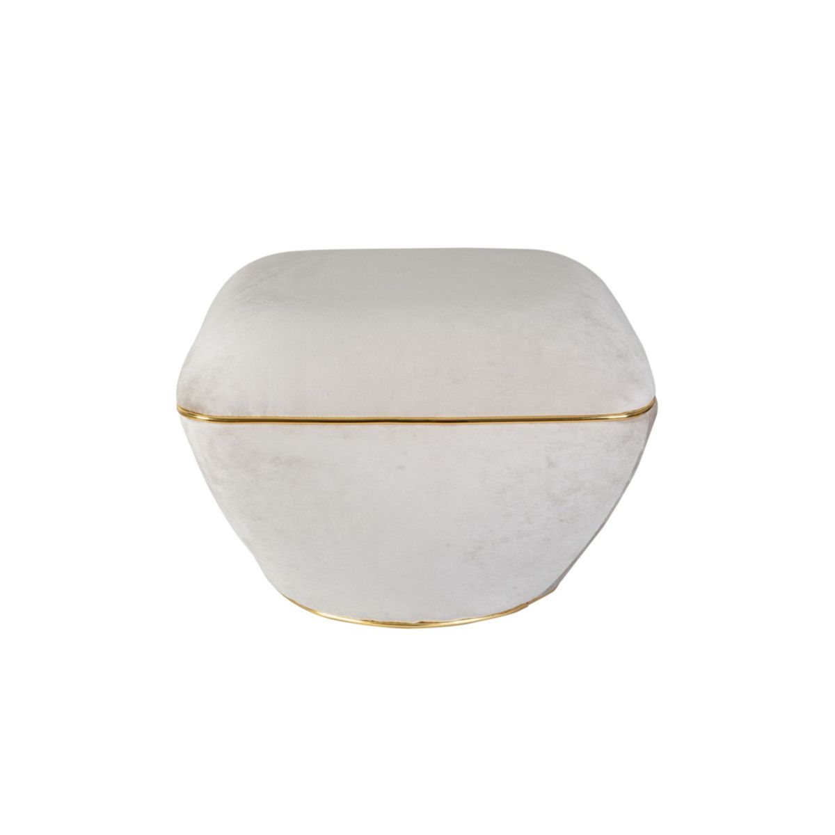 Kayoom Hocker Contessa 125 Taupe / Gold Bild 2