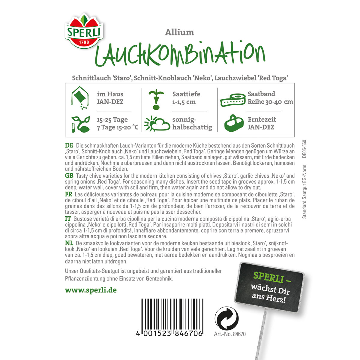 Sperli Lauch-Kombination Bild 2