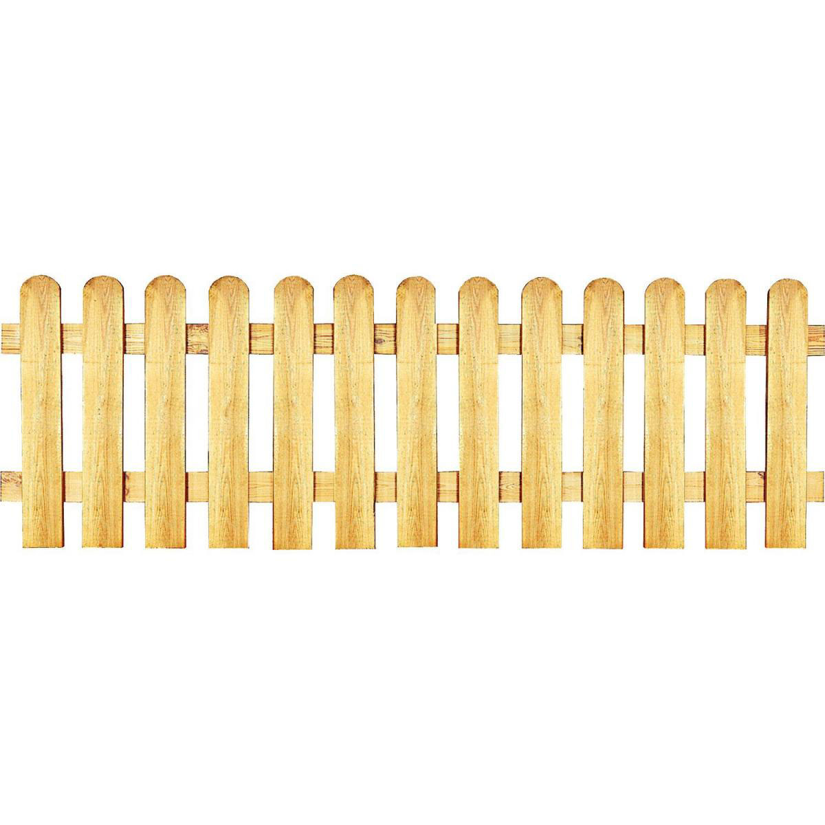Staketenzaun gerade 180 x 85 cm Bild 3