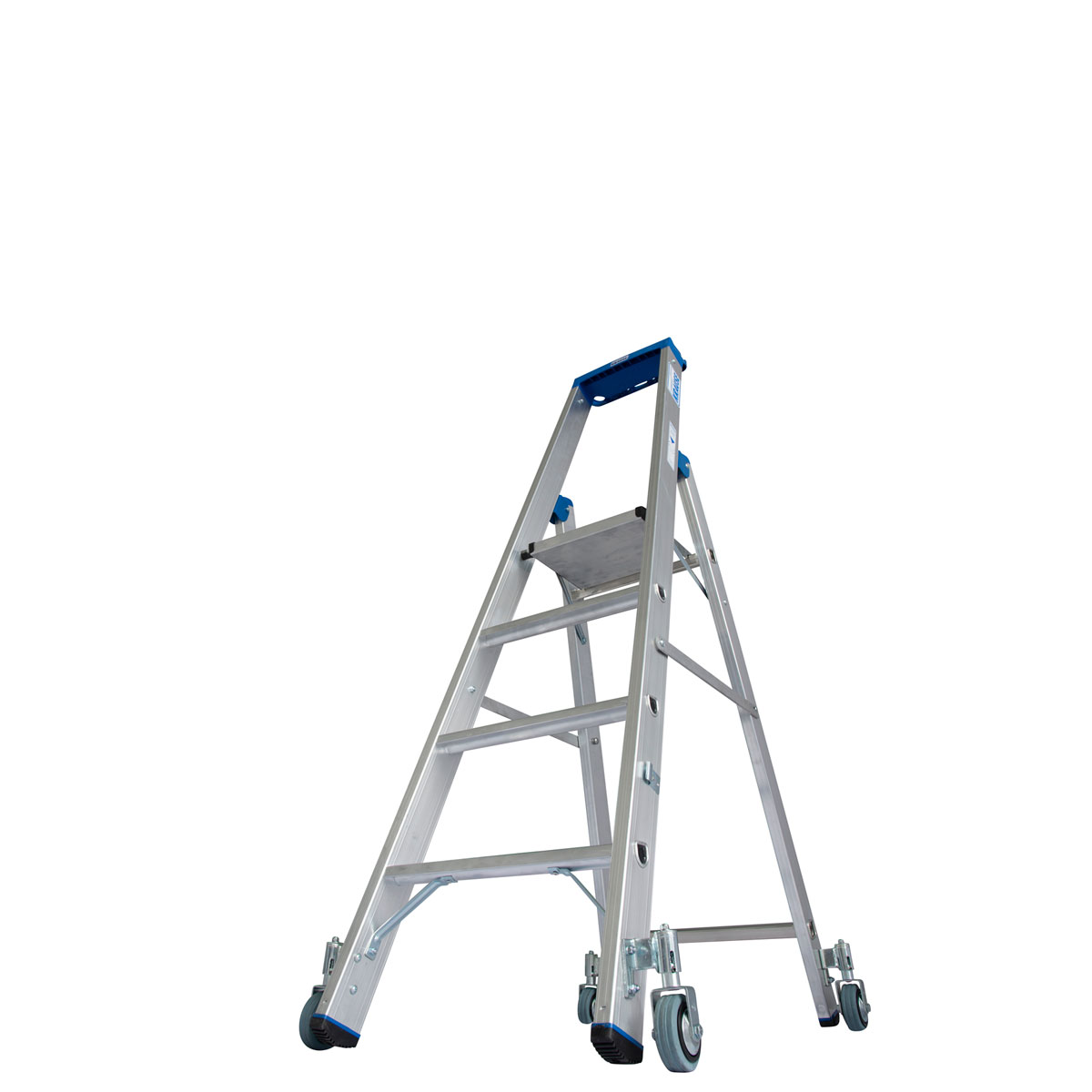 Krause STABILO STUFEN-STEHLEITER FAHRBAR 4 STUFEN Bild 3