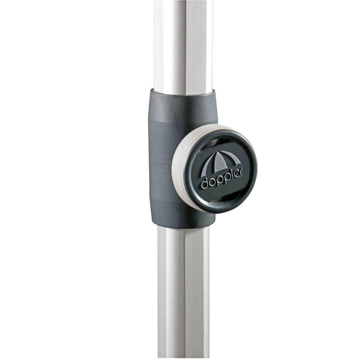 Doppler Kurbelschirm Expert auto tilt 300 x 200 cm Anthrazit Bild 3