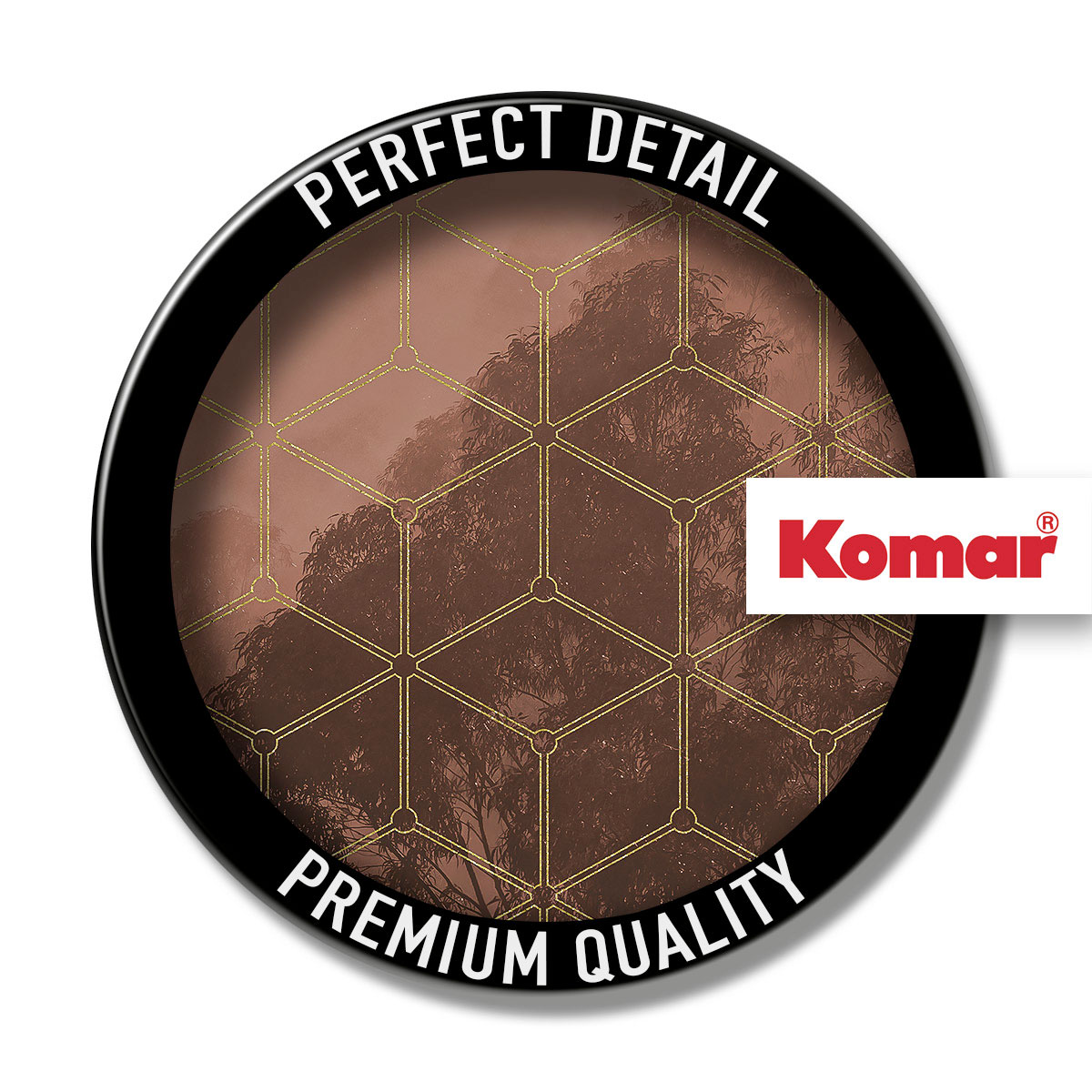 Komar  Selbstklebende Vlies Fototapete rund New Morning Durchmesser 125 cm Bild 3