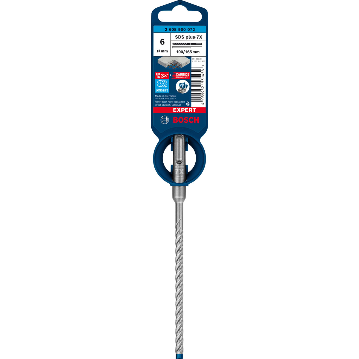 Bosch Professional  Expert SDS plus-7X Hammerbohrer 6 x 100 x 165 mm Bild 2