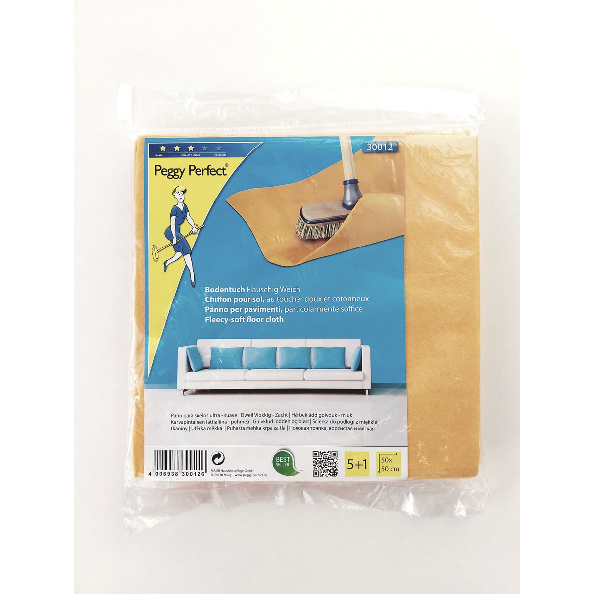 Peggy-Perfect Bodentuch Flauschig Weich 6 Stück Bild 1