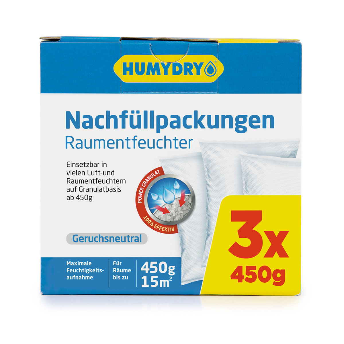 Humydry Nachfüllpack Raumentfeuchter PREMIUM 3 x 450g Bild 2