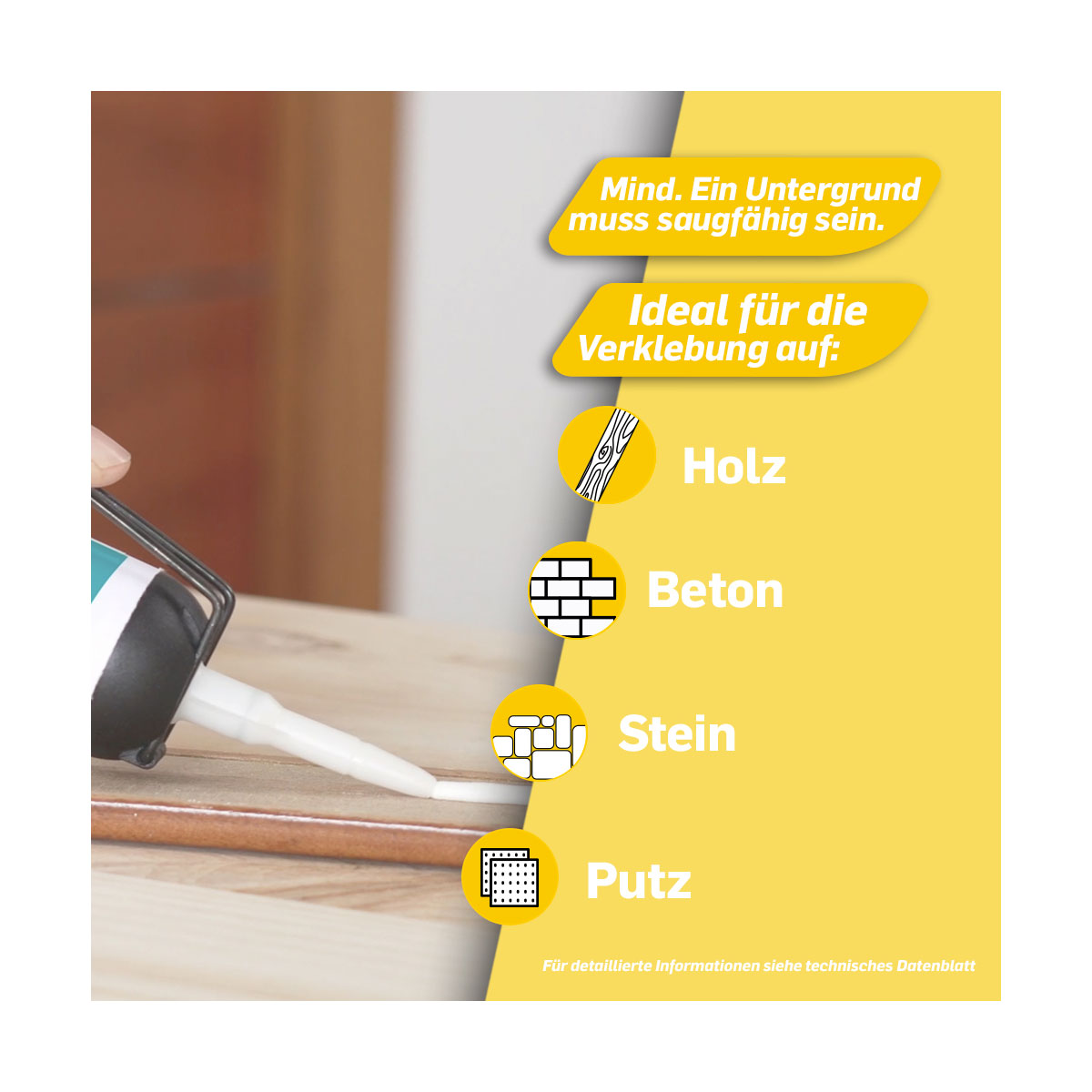 Pattex  Montagekleber Kleben statt Bohren 133 g Bild 3