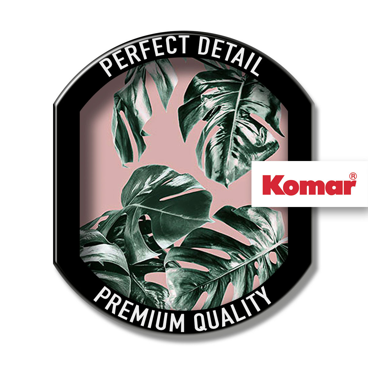 Komar  Vlies Fototapete Monstera Rosé Panel 100x250 cm Bild 5