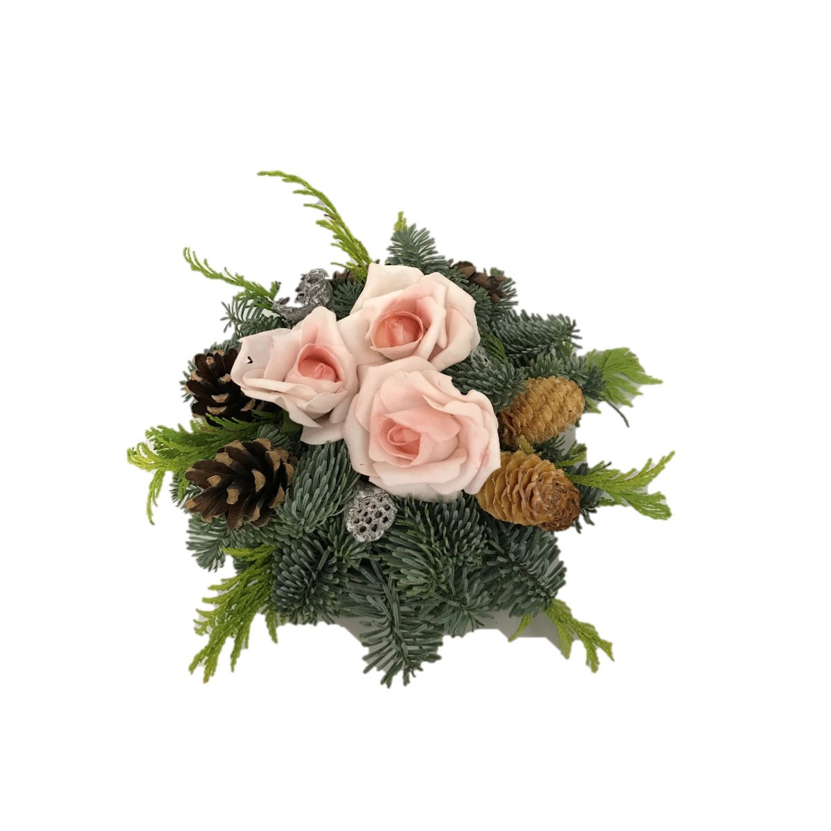 Plantiflor  Grabgesteck auf Tonteller Durchmesser 20 cm