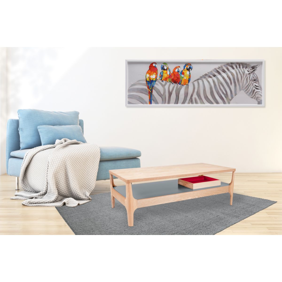 Kaffeetisch Addison Esche grau Bild 4