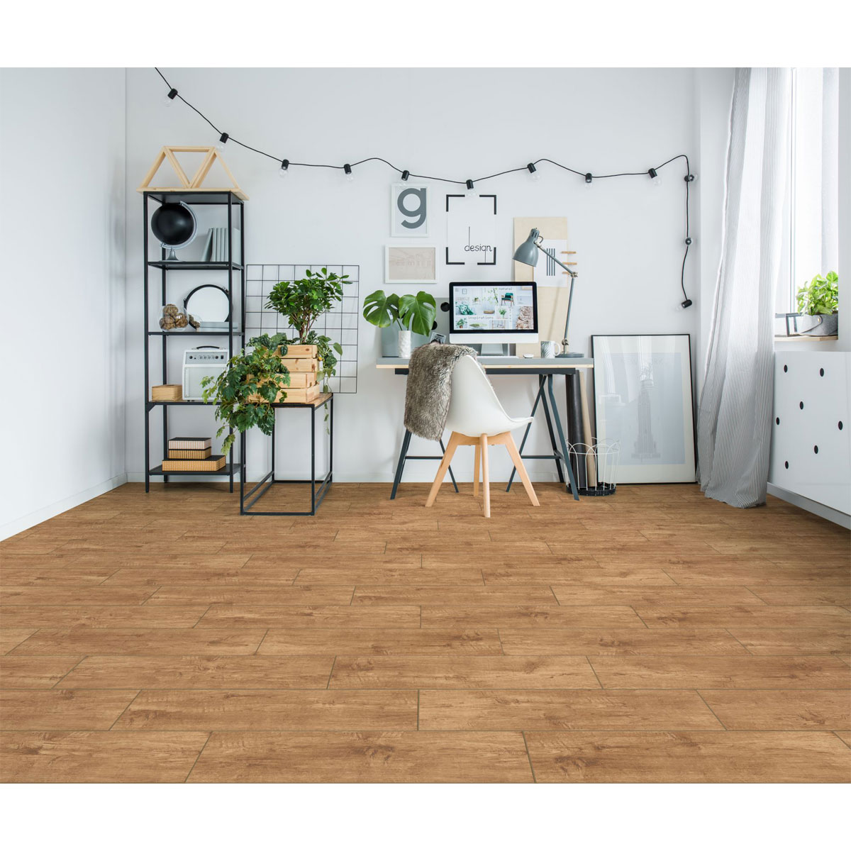 Feinsteinzeug Hardwood elm 15,7 x 60,6 x 0,8cm Bild 2