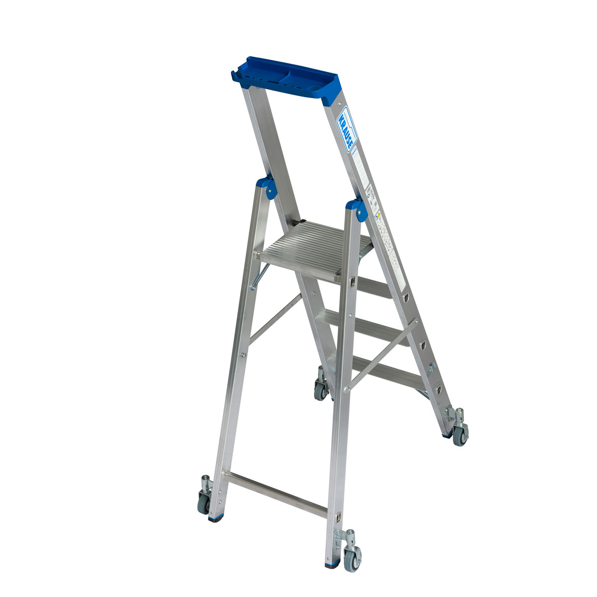 Krause STABILO STUFEN-STEHLEITER FAHRBAR 4 STUFEN Bild 2