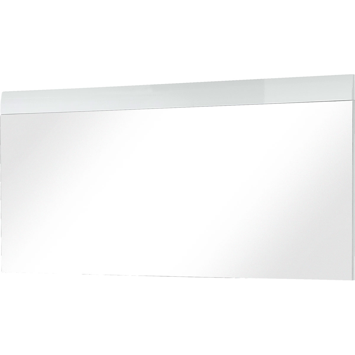 Spiegel Adison mit Applikation in Hochglanz 134 x 63 x 3 cm weiß Bild 1