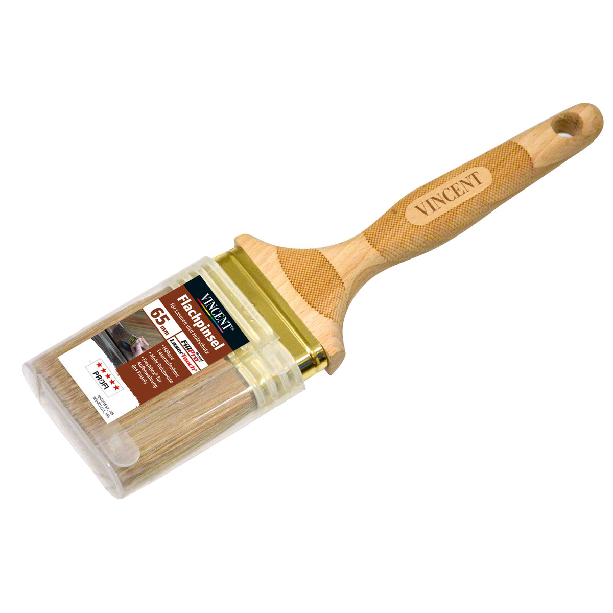 Vincent LaserTouch Flachpinsel Lasur 65 mm Bild 2