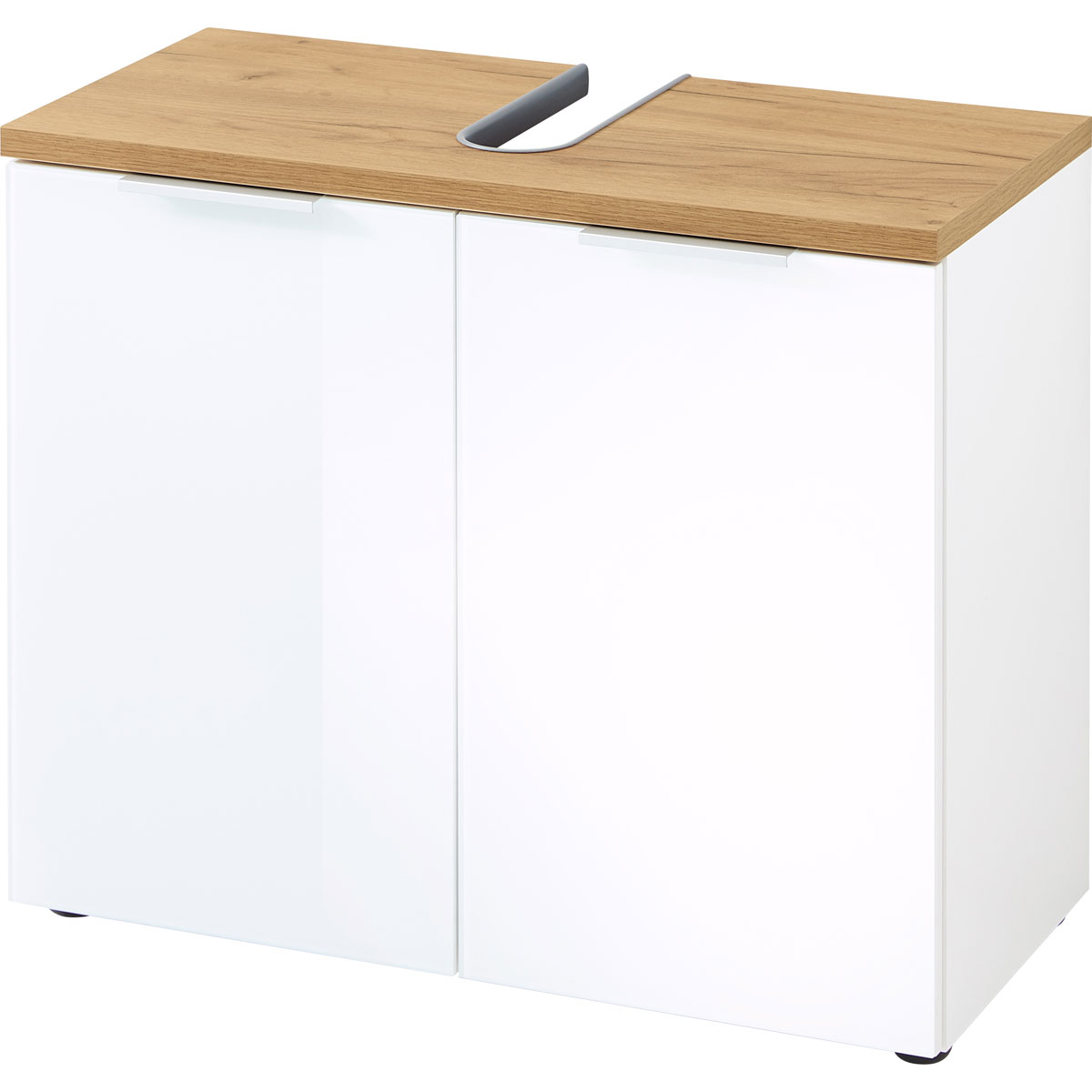 Waschbecken-Unterschrank 70 x 58 x 34 cm Navarra-Eiche-Nachbildung