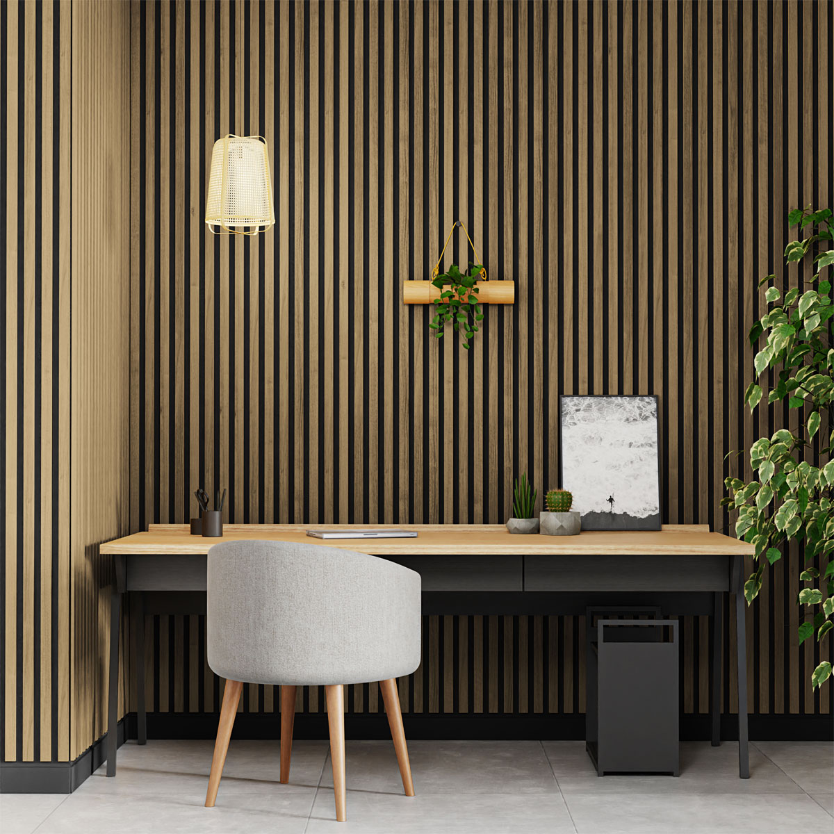 Specht Akustikpaneel Deluxe Eiche rustikal 250 x 30 cm Bild 3