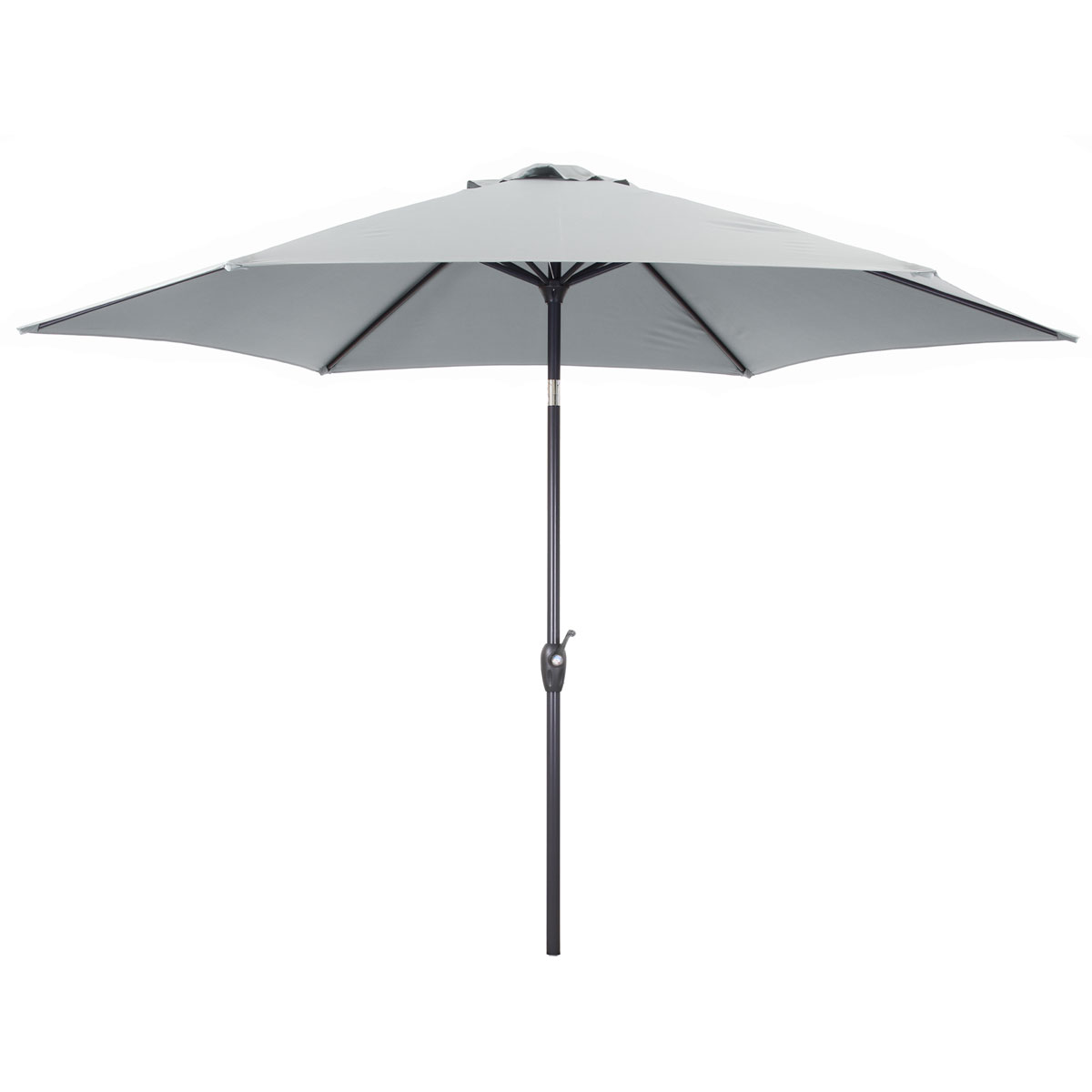 Haveson Marktschirm Lucca silbergrau 3 m