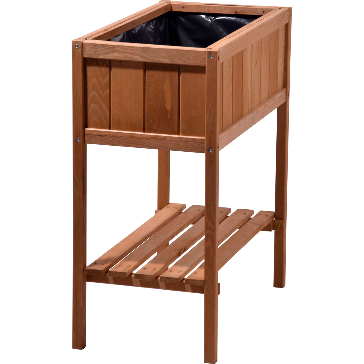 dobar Hochbeet 76 x 80 x 40 cm braun Bild 4