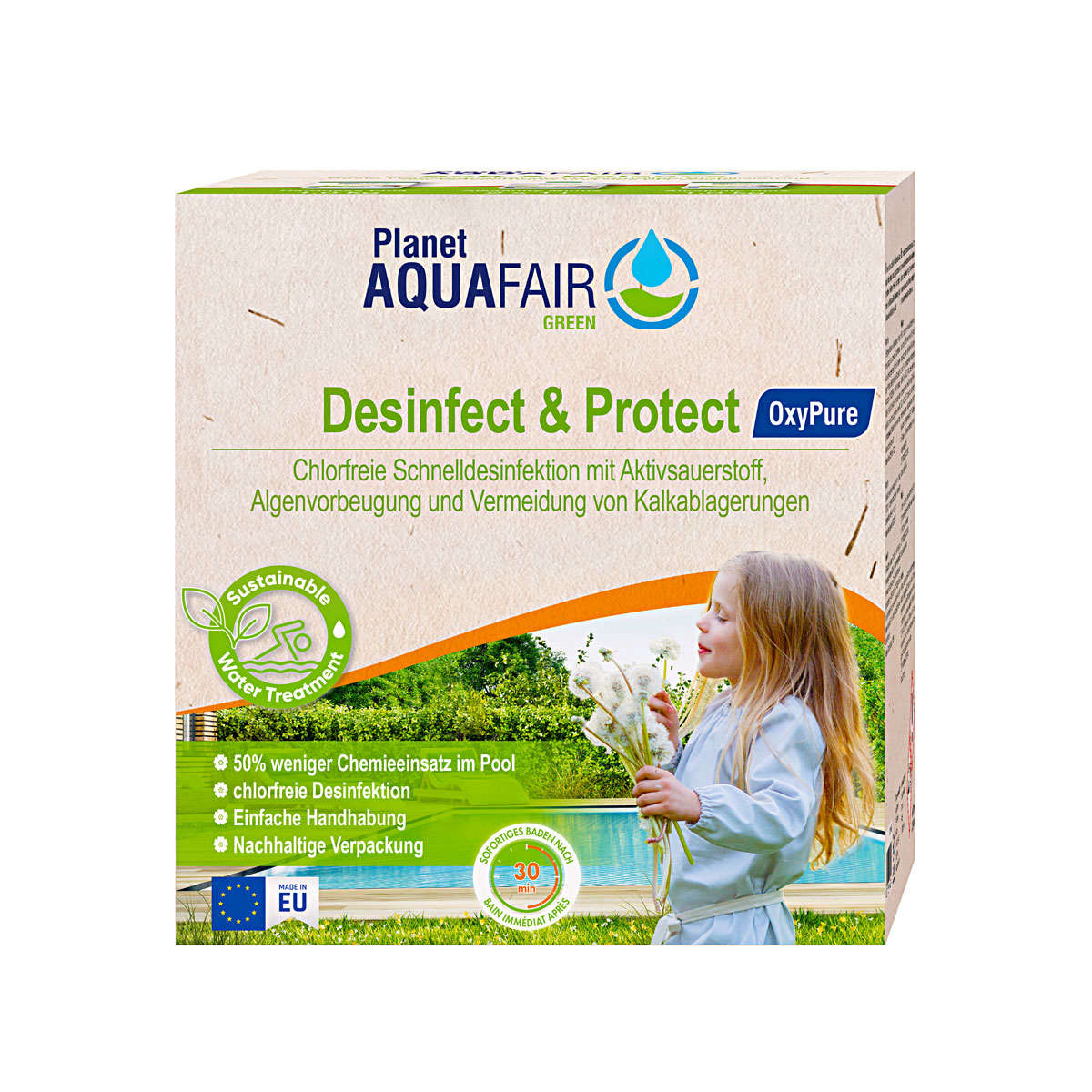 Pooldesinfektion Desinfect und protect - OxyPure