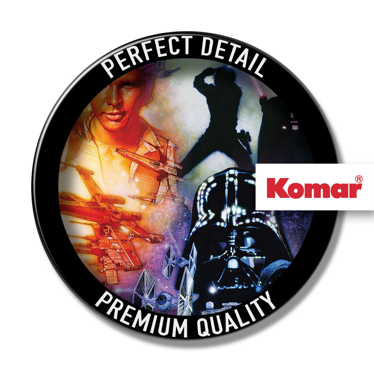 Komar  Vlies Fototapete Star Wars Classic Poster Collage 250x250 cm Bild 4