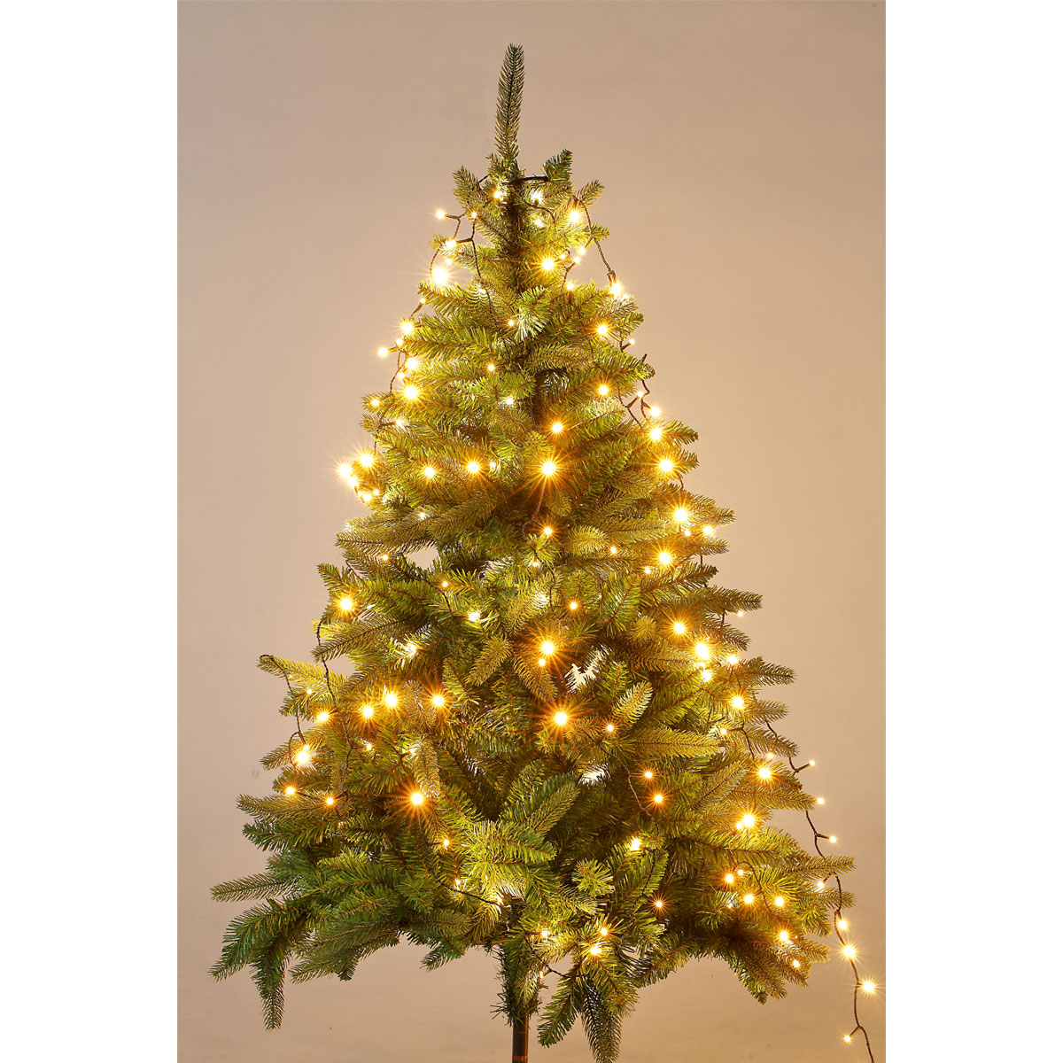 Ambientis LED-Baummantel mit Ring 200 warmweiße LEDs