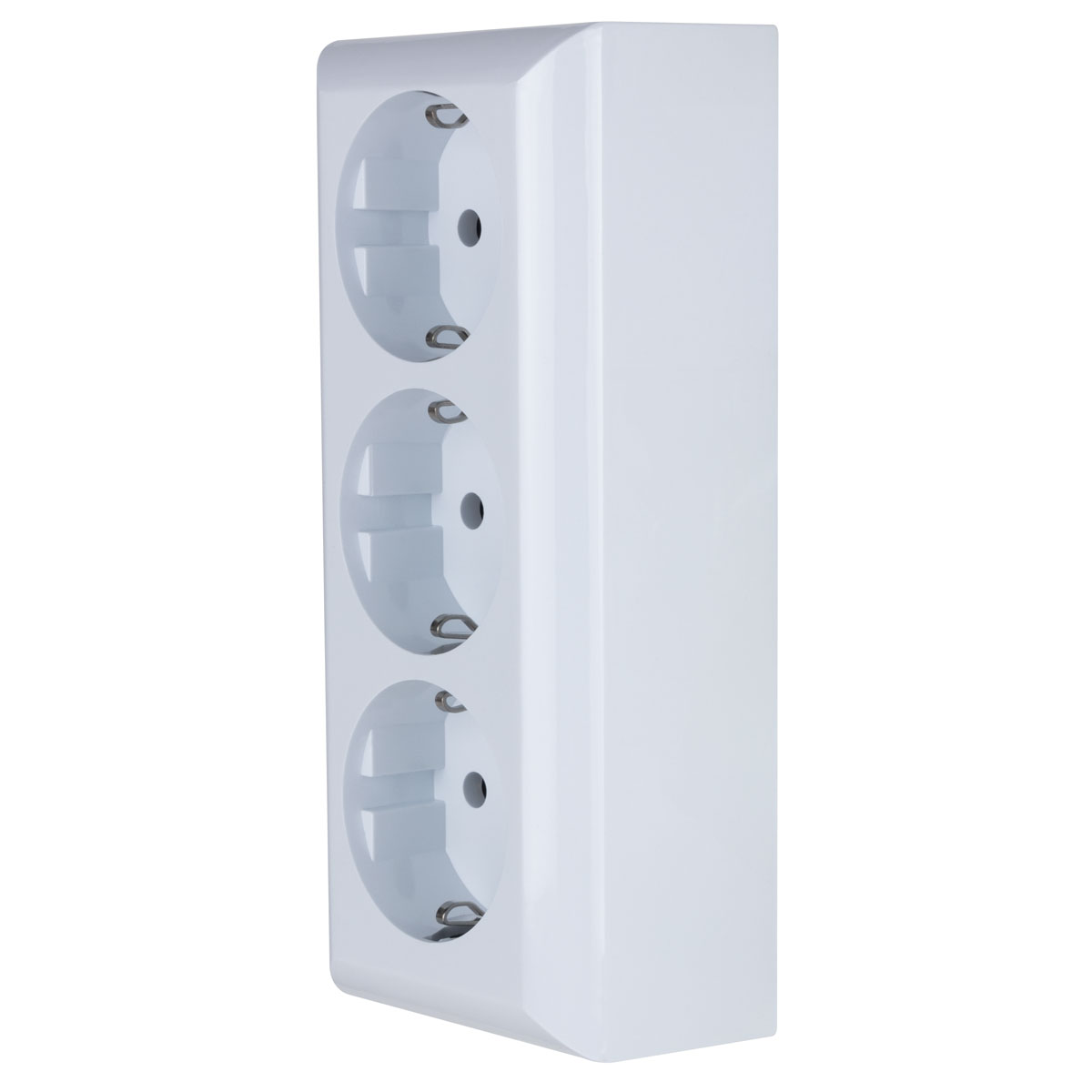 REV Ritter AP-Schalterprogramm PlanoLuxe weiß Steckdose 3-fach Bild 2