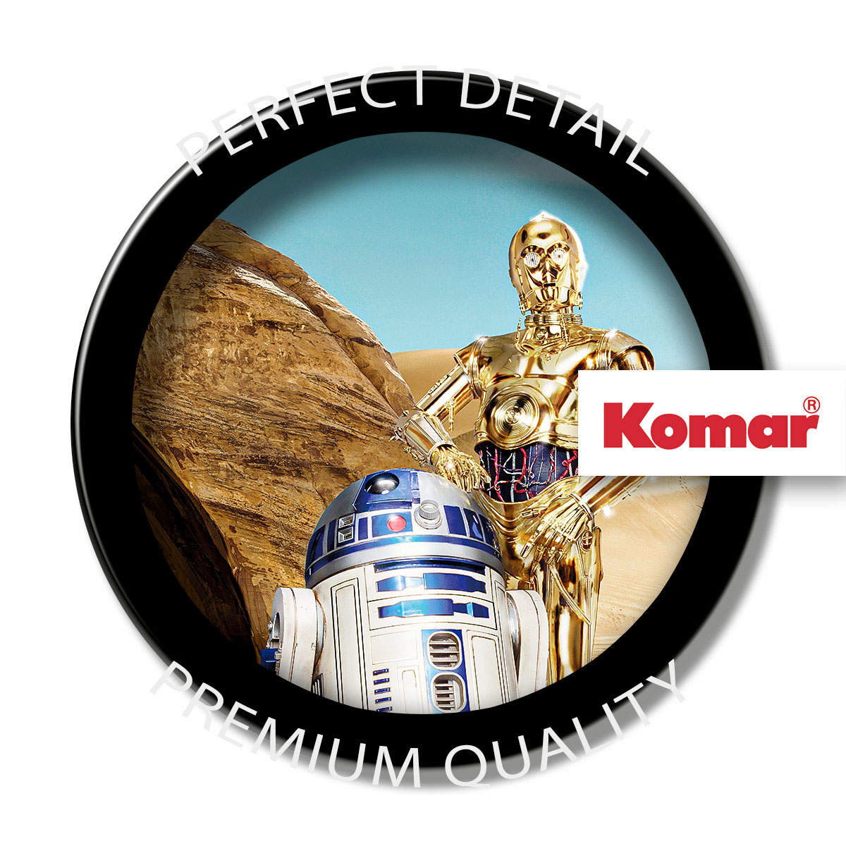 Komar  Papier Fototapete Star Wars Lost Droids 368x254 cm Bild 5