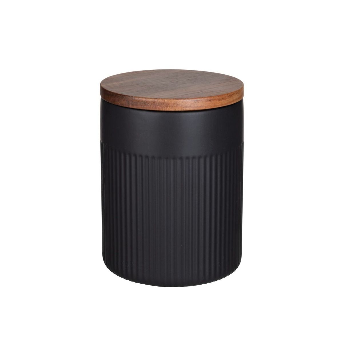 Schöner Wohnen Aufbewahrungsdose 1,1l Refia schwarz FSC