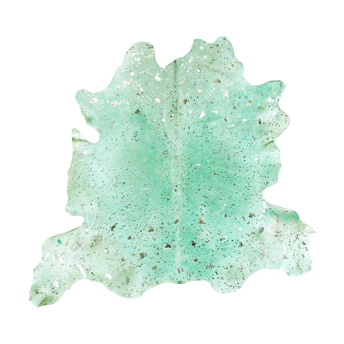 Rindlederteppich „Fly 110“ Lapisblau/silber