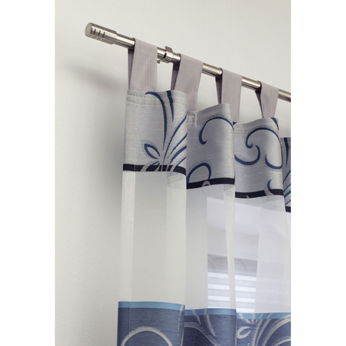 Gardinia Gardinenstange Zylinder Durchmesser 16/19 mm Edelstahl-optik Bild 3