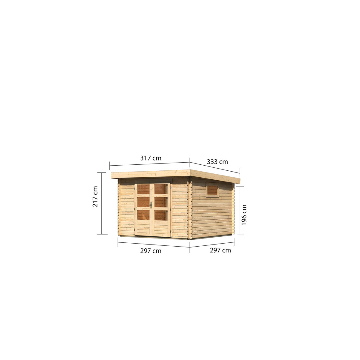 Karibu BBH Trittau 3 naturbelassen Bild 4