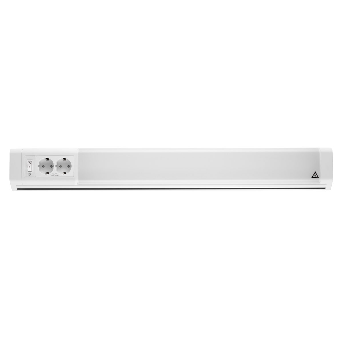 REV Ritter LED-Unterbauleuchte Penta 15W weiss inkl 2xSchuko