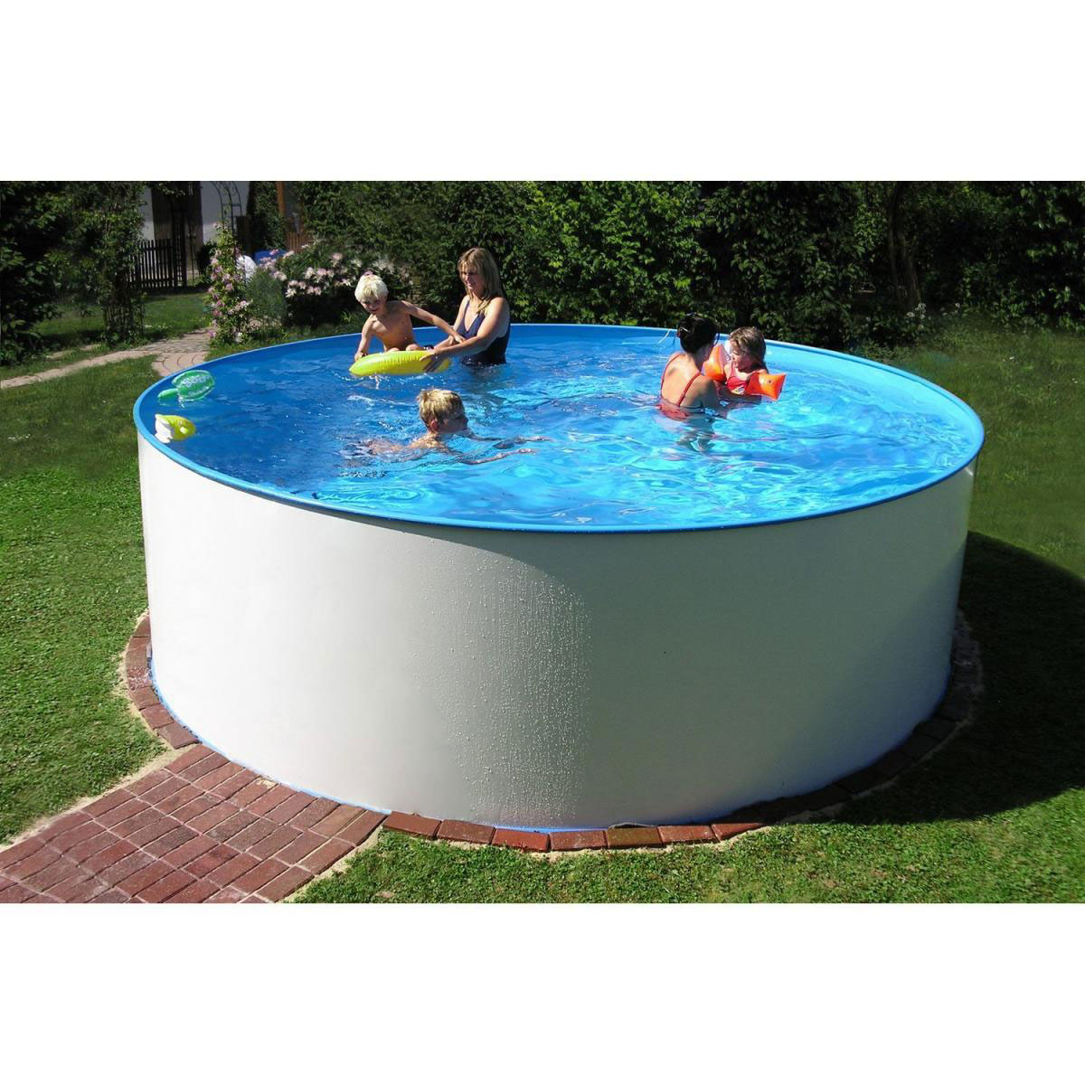 Rundform Aufstellbeckenset BALI 420 x 120