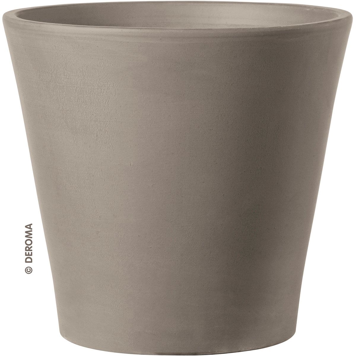 Vase Cono 36 cm mokka