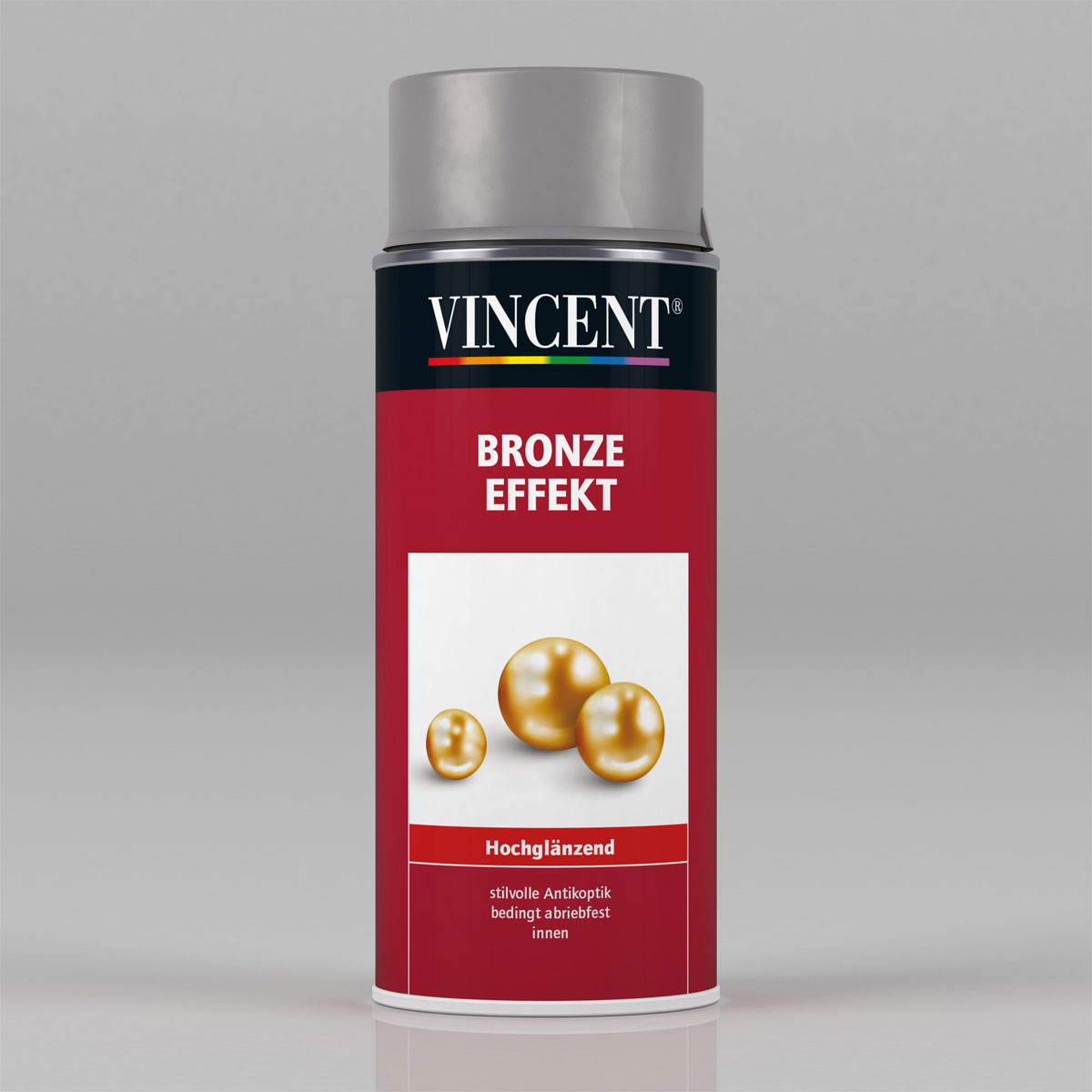 Vincent Bronze Effekt Spray silber glänzend 150 ml