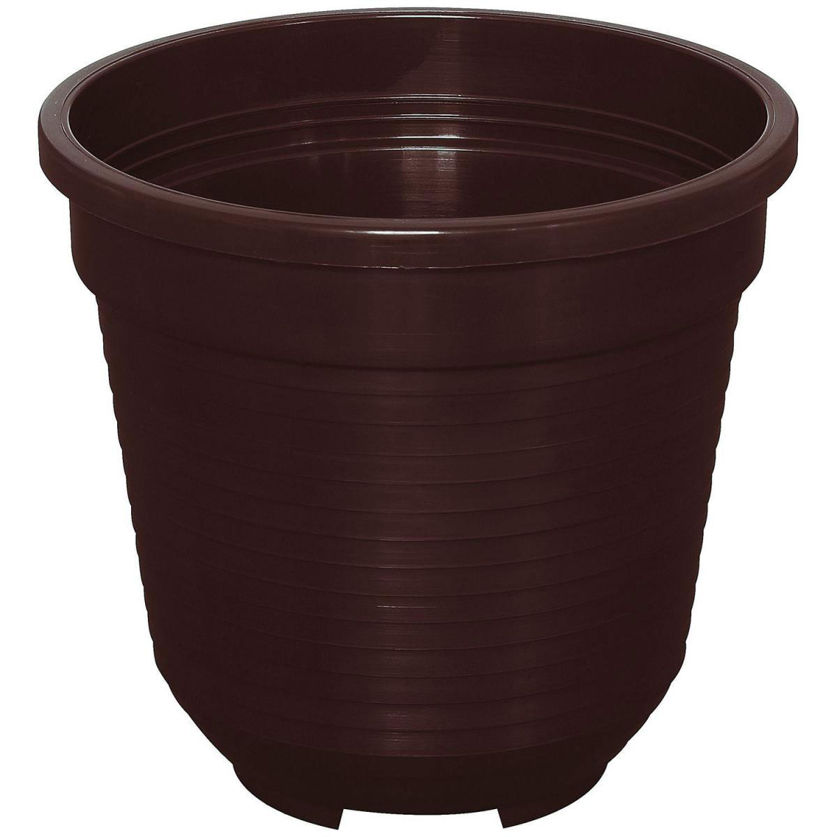 Geli Blumentopf Kunststoff braun Durchmesser 8 cm