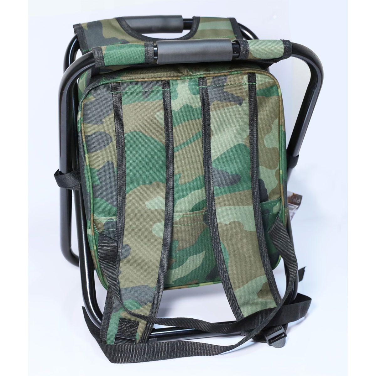 highfeld Camping Stuhl mit Rucksack & Kühlfach camouflage Bild 2
