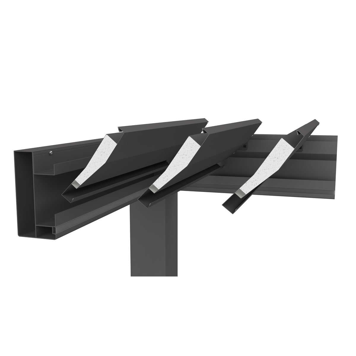 Biohort Pergola Gr. 3,5 x 3 quarzgrau-metallic Bild 5